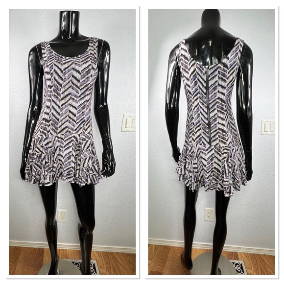 Free People Drop Waist Tank Dress Sz 2 - Picture 1 of 8